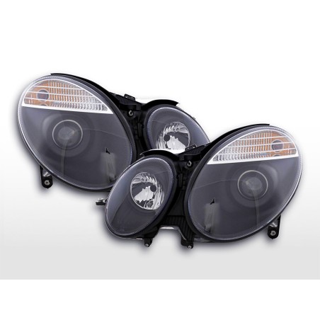 Phare avant Mercedes Classe E type W211 02-06 noir Phare avant Mercedes Classe E type W211 02-06 noir