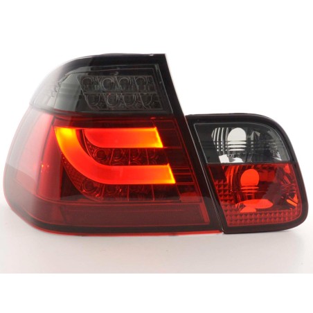 Kit feux arrières LED BMW Série 3 E46 Limo 02-05 rouge / noir Kit feux arrières LED BMW Série 3 E46 Limo 02-05 rouge / noir