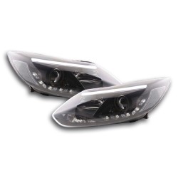 Phare Daylight LED DRL look Ford Focus 3 2010- noir