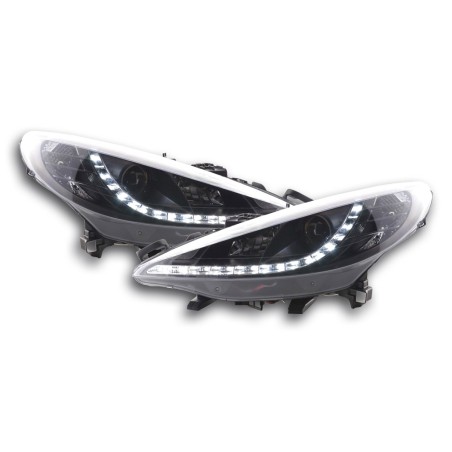 Phare Daylight LED feux de jour Peugeot 207 06- noir Phare Daylight LED feux de jour Peugeot 207 06- noir