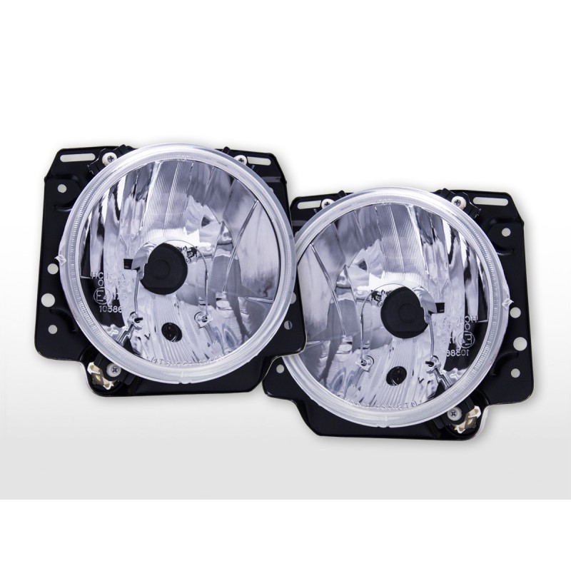 Phare Angel Eye VW Golf 2 type 19 84-91 chrome