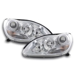 Phares pour Mercedes Classe S type W220 02-05 chrome