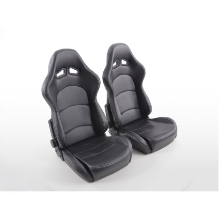 Sièges auto FK Sport Sièges demi-coque avec coque arrière en carbone Sièges auto FK Sport Sièges demi-coque avec coque arrière en carbone