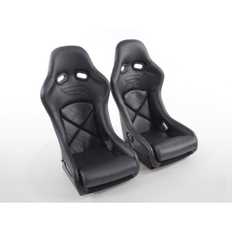 Sièges sport FK Sièges baquets complets pour voiture avec coque arrière en carbone Sièges sport FK Sièges baquets complets pour voiture avec coque arrière en carbone