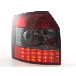 Kit feux arrières à LED Audi A4 Avant type 8E 01-04 noir / rouge