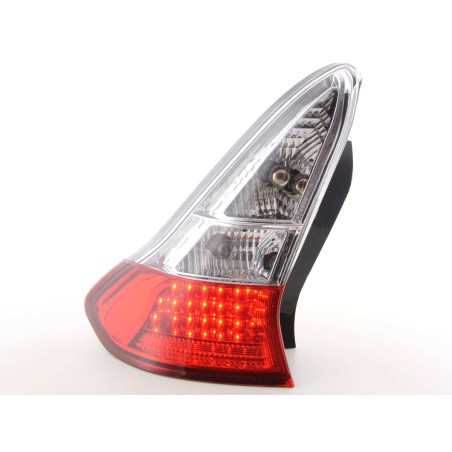 Kit feux arrière à LED Citroen C4 3 portes. Type L 04- clair / rouge