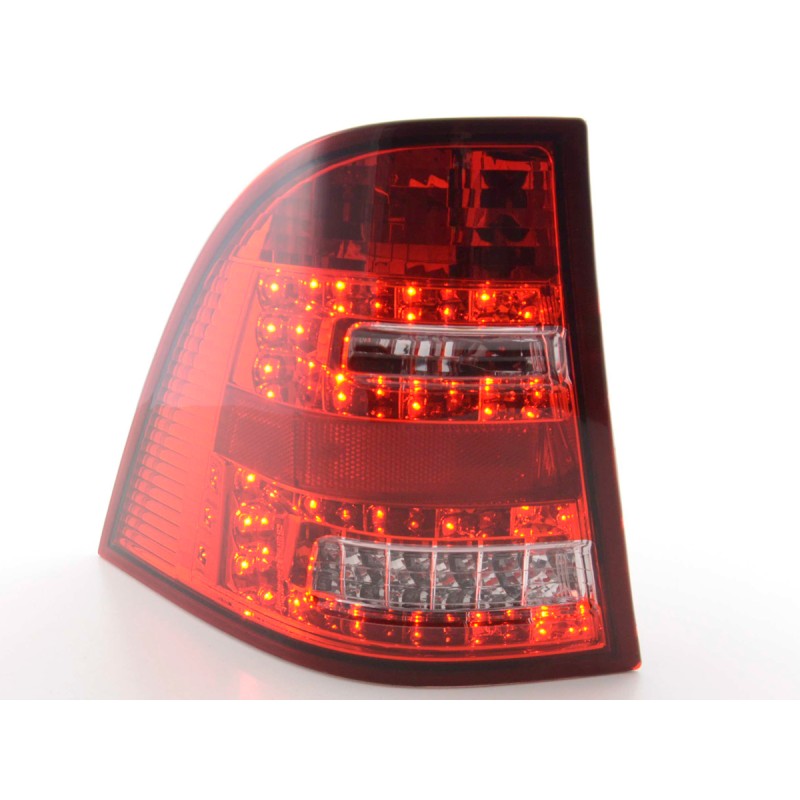 Kit feux arrière à LED Mercedes Classe M type W163 98-05 clair / rouge