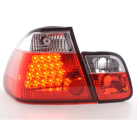 Kit feux arrière à LED BMW Série 3 berline type E46 01-05 clair / rouge Kit feux arrière à LED BMW Série 3 berline type E46 01-05 clair / rouge