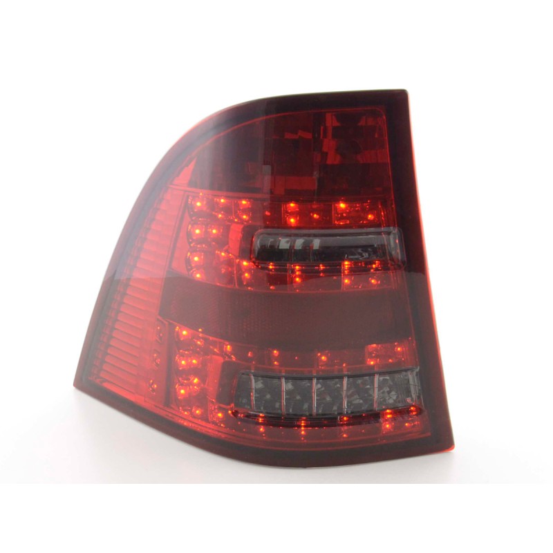 Kit feux arrières LED Mercedes Classe M type W163 98-05 rouge / noir
