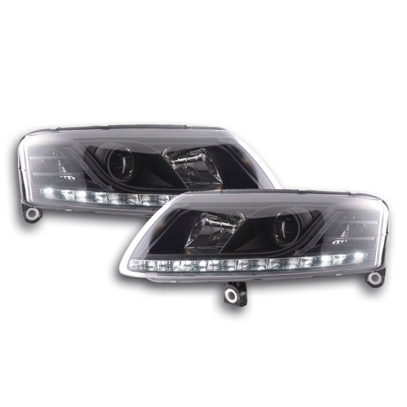 Phare Daylight LED feux de jour Audi A6 type 4F 04-08 noir