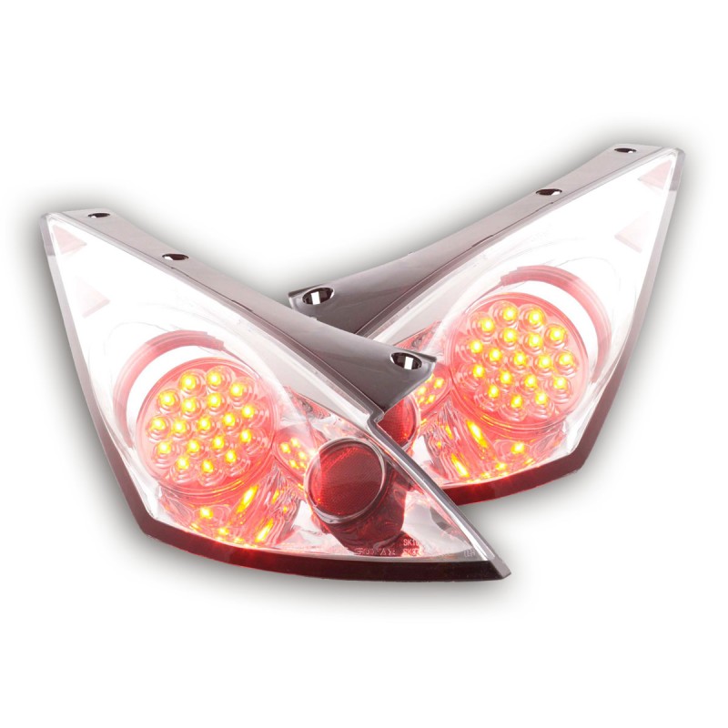 Kit feux arrières LED Nissan 350Z type Z33 03-09 chrome