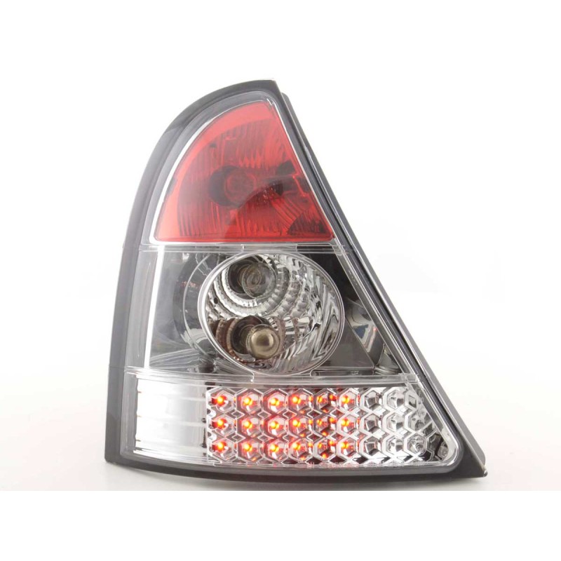 Kit feux arrières LED Renault Clio type B 98-01 chrome