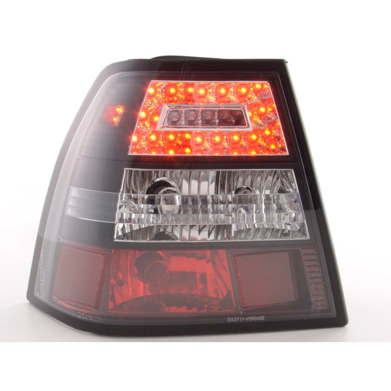 Jeu de feux arrière à LED VW Bora type 1J 98-03 clair / noir
