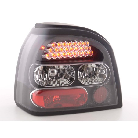 Kit feux arrières LED VW Golf 3 type 1HXO 92-97 noir Kit feux arrières LED VW Golf 3 type 1HXO 92-97 noir