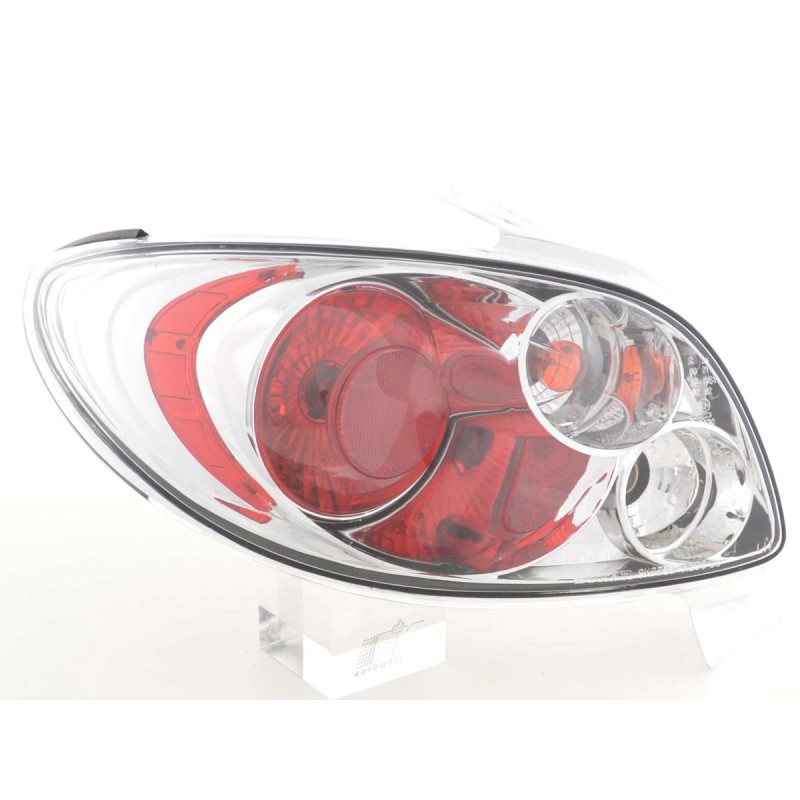 Kit feux arrières Peugeot 206 CC type 2 *** 99-06 chrome