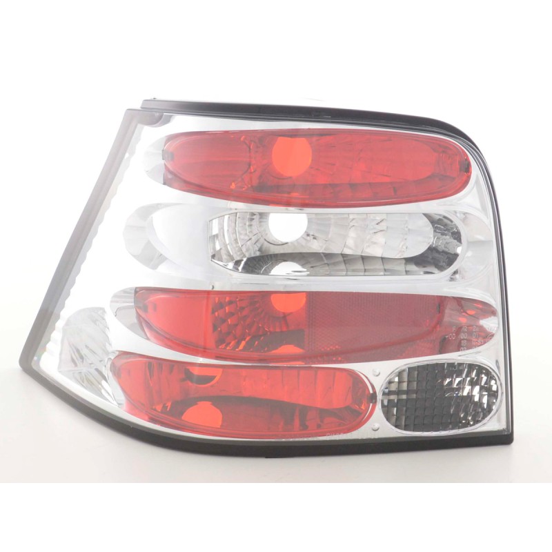 Jeu de feux arrière VW Golf 4 type 1J 98-02 chrome