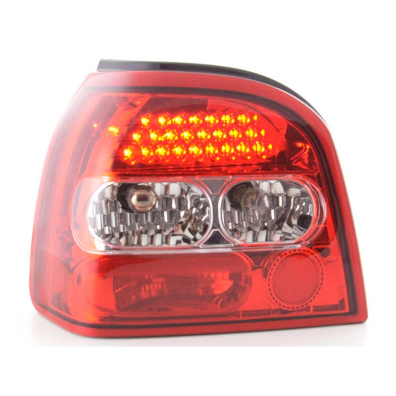 Kit feux arrières LED VW Golf 3 type 1HXO 92-97 clair / rouge