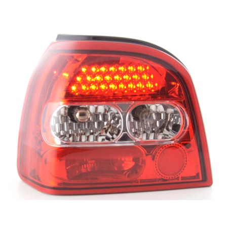 Kit feux arrières LED VW Golf 3 type 1HXO 92-97 clair / rouge