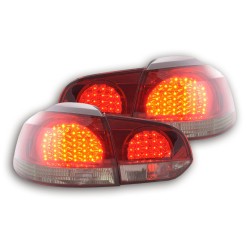 Kit feux arrières LED VW Golf 6 type 1K 08- noir / rouge