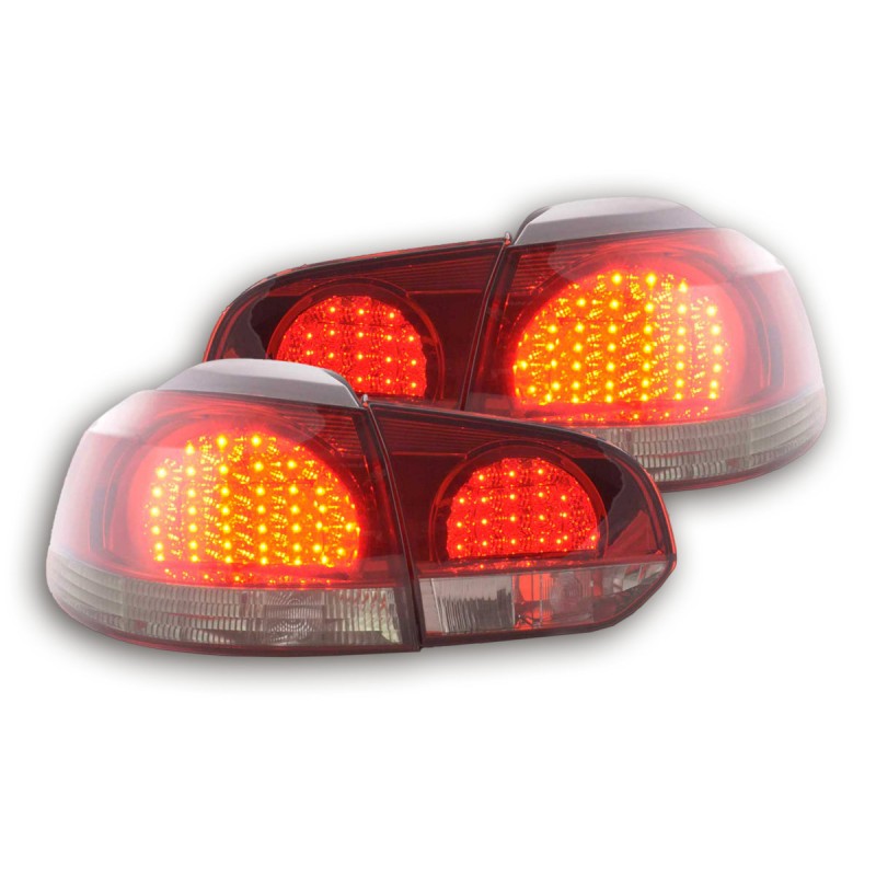 Kit feux arrières LED VW Golf 6 type 1K 08- noir / rouge