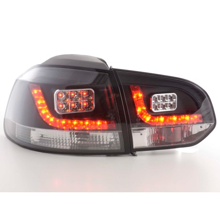 Kit feux arrières LED VW Golf 6 type 1K 2008-2012 noir