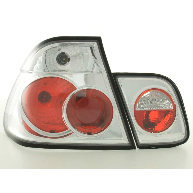 Jeu de feux arrière BMW Série 3 Limo type E46 01-05 chrome