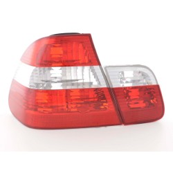 Kit feux arrière BMW Série 3 Limo type E46 01-05 blanc / rouge