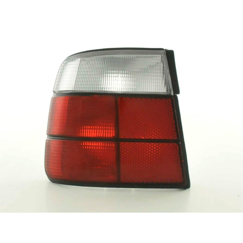 Feux arrière BMW Série 5 Limo type E34 88-94 blanc rouge