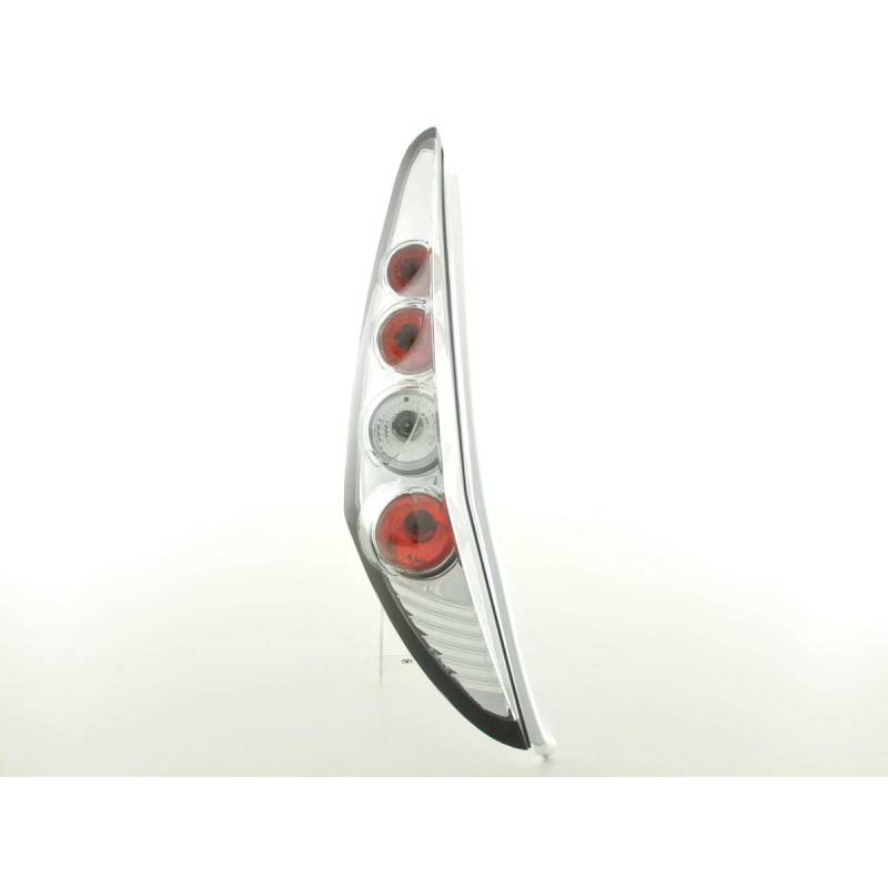 Jeu de feux arrière Fiat Punto 3 portes. Type 188 00-03 chromé