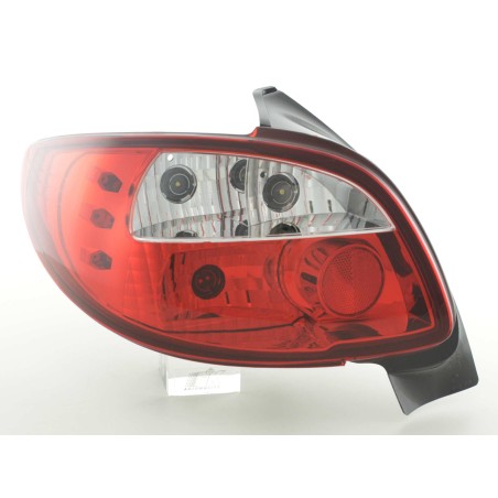 Kit feux arrières Peugeot 206 type 2 *** 98-05 clair / rouge Kit feux arrières Peugeot 206 type 2 *** 98-05 clair / rouge