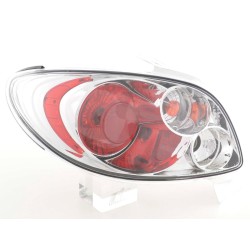 Kit feux arrières Peugeot 206 98 - chrome