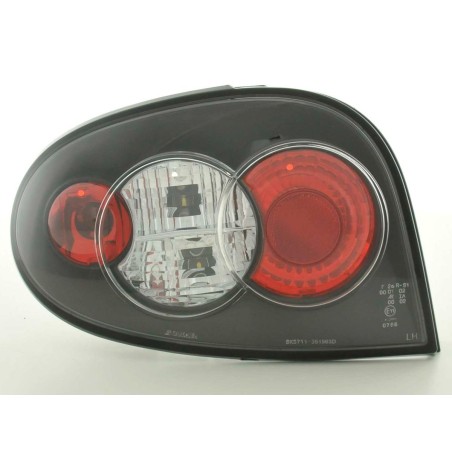 Jeu de feux arrière Renault Megane 3 portes. Type DABALAKAEA 99-02 noir