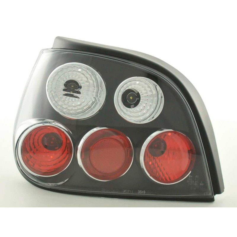 Jeu de feux arrière Renault Megane 5 portes. Type DABALAKAEA 99-02 noir
