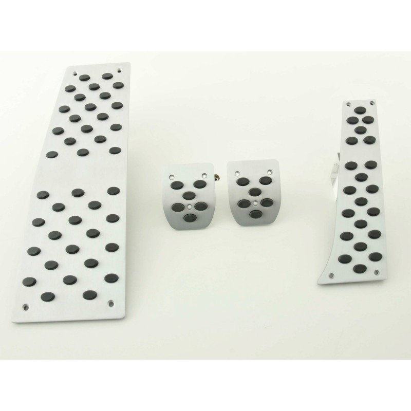 Ensemble de pédales en aluminium FK 4 pièces BMW série 5, couvre-pédale série 6 pédales de voiture goujons en caoutchouc