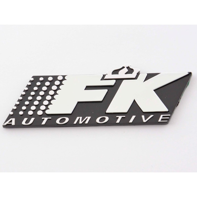 Autocollant chrome autocollant de voiture 3D 3D FK Automotive Logo chrome