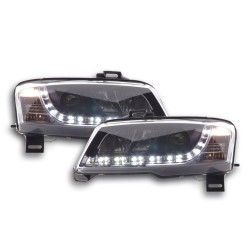 Phare Daylight à LED DRL look Fiat Stilo 3 portes. Type 192 01-07 noir