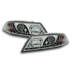 Phare Daylight LED DRL look Skoda Octavia type 1Z 04-08 chrome