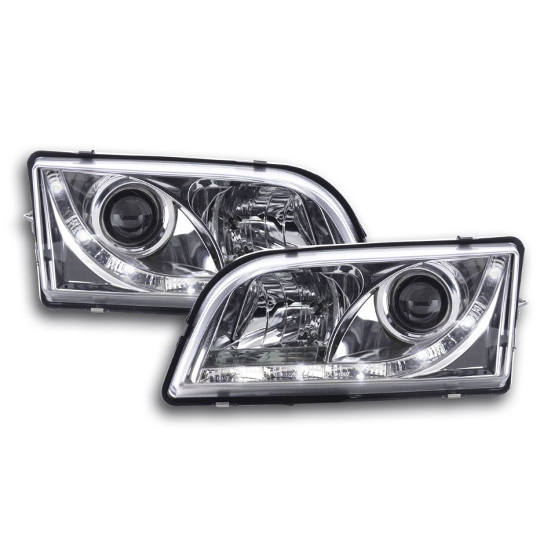 Phare Daylight LED DRL look Volvo S40 / V40 type V 96-04 chrome
