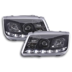 Phare Daylight LED DRL look VW Bora type 1J 99-04 noir