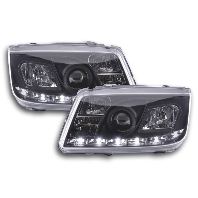 Phare Daylight LED DRL look VW Bora type 1J 99-04 noir