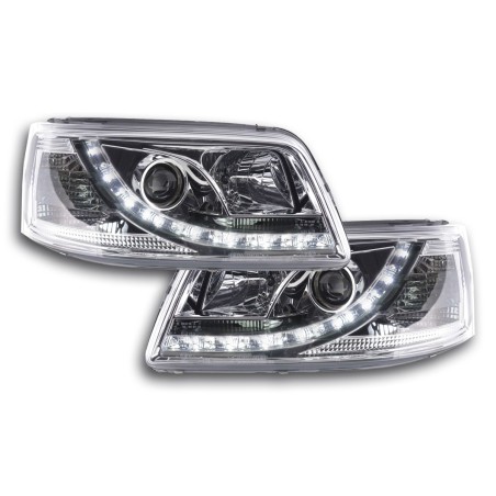 Phare Daylight LED look DRL VW Bus type T5 03-09 chrome