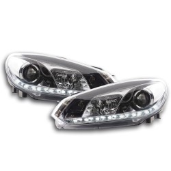 Phare Daylight LED feux de jour VW Golf 6 type 1K 08- chrome