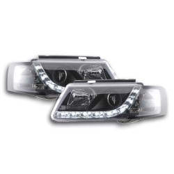 Kit de phares Daylight LED feux de jour VW Passat type 3B 97-00 noir
