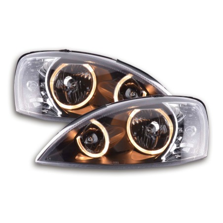 Phare Angel Eye Opel Corsa C 01-06 noir Phare Angel Eye Opel Corsa C 01-06 noir