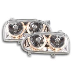 Phare Angel Eye VW Golf 3 type 1HXO, 1 EXO 91-97 chrome