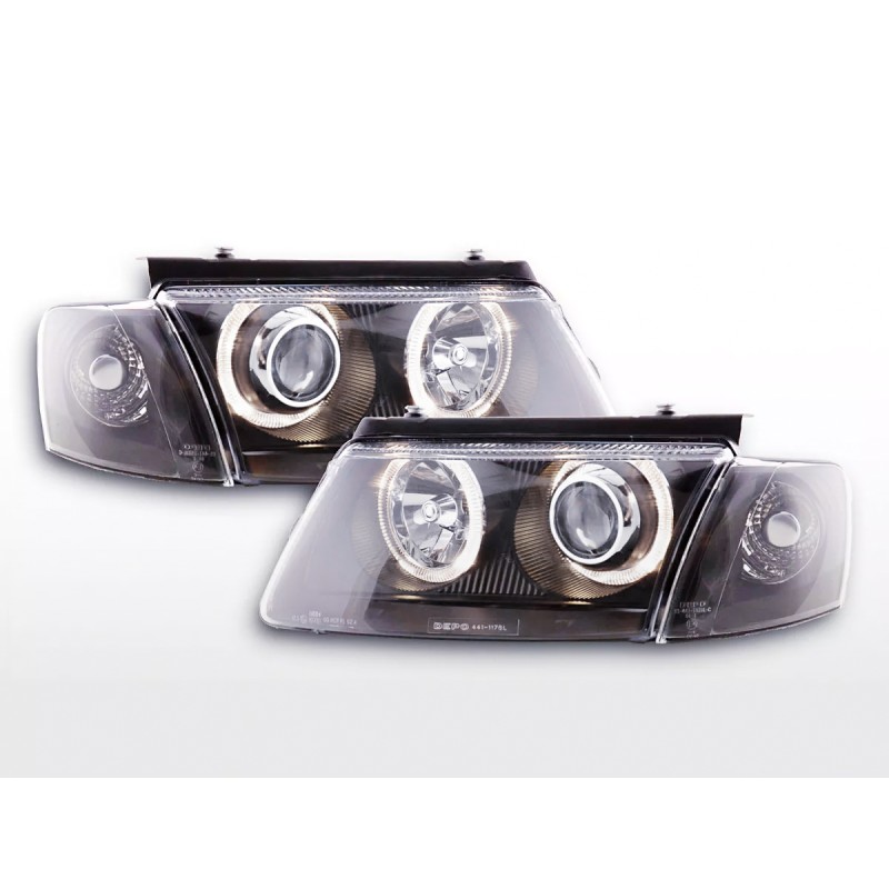 Phare Angel Eye VW Passat type 3B 97-00 noir