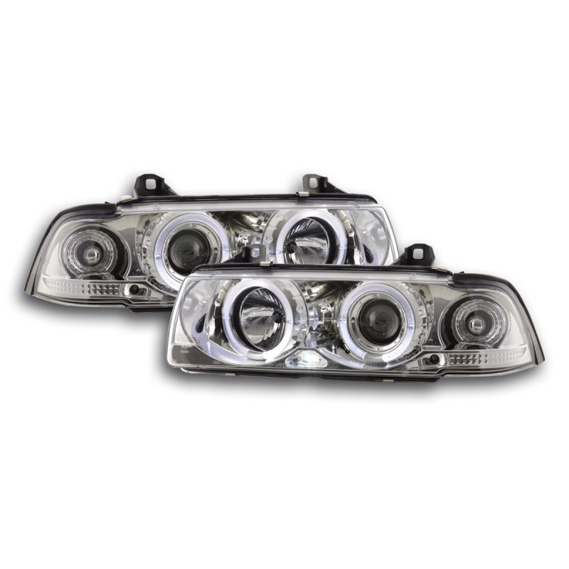 Phare avant BMW Série 3 Coupé type E36 92-98 chrome