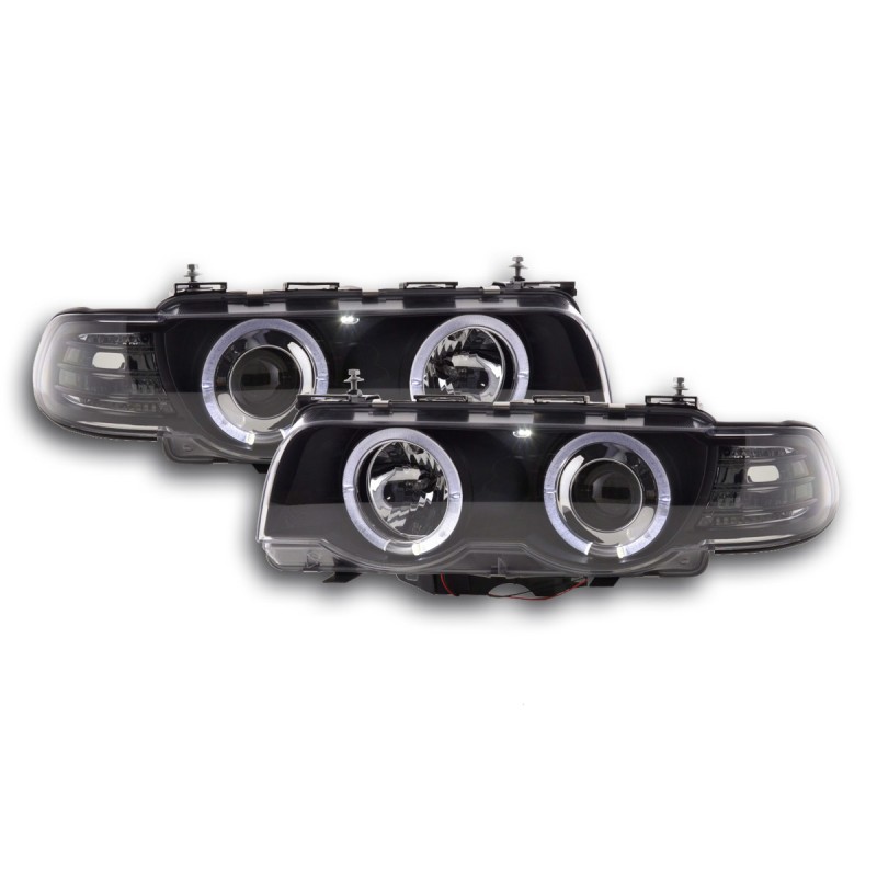 Phare BMW Série 7 type E38 99-02 noir