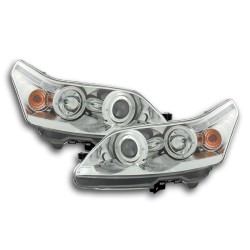 Jeu de phares Citroen C4 3 portes / 5 portes. Type L 04- chromé