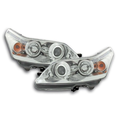 Jeu de phares Citroen C4 3 portes / 5 portes. Type L 04- chromé Jeu de phares Citroen C4 3 portes / 5 portes. Type L 04- chromé